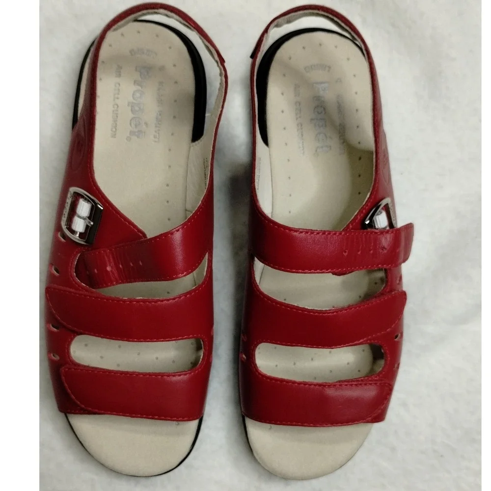 Propet Women's Breeze Sandals Adjustable Straps Comfort Air Cell NewCushion‎ 7.5